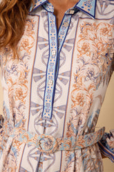 Ashley Jersey Dress Blue